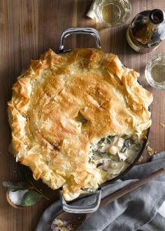 
                    
                        Chicken Pot Pie with Mushrooms and Thyme
                    
                