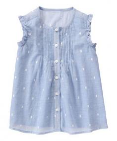 
                    
                        This Chambray Polka Dot Button-Up Top - Girls is perfect! #zulilyfinds
                    
                