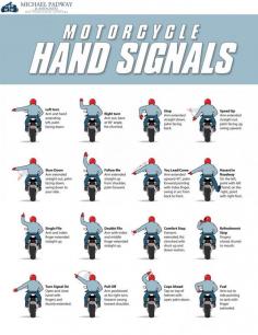 
                    
                        Motorcycle Hand Signals Chart Infographic
                    
                