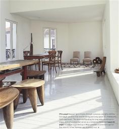 simplicity and poesie    Li Edelkoort's home in paris