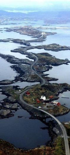 A new item for my bucket list. Epic road trip: Atlantic Ocean Road, Norway via thecoolhunter #Norway