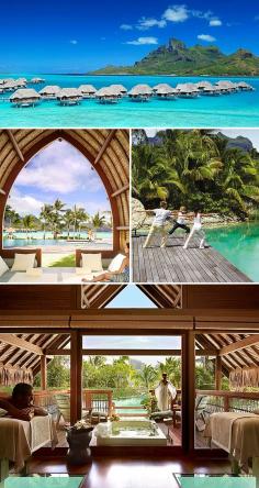 Beautiful four seasons in Bora Bora- honeymoon destination!