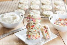 
                    
                        the perfect after-camp treat: funfetti sandwich cookies, via Dinners, Dishes, and Desserts
                    
                
