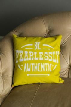 
                    
                        Be Fearlessly Authentic Humble Pillow Cover
                    
                
