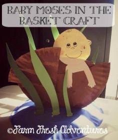 
                    
                        Baby Moses in the Basket Craft
                    
                