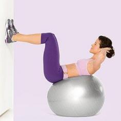 Ab workouts with exercise ball kymberleewood workout fitness