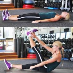 V Sit-Up - HIIT Abs Workout: Burn Belly Fat in 10 Minutes - Shape Magazine