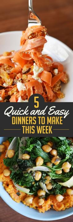 
                    
                        5 Delicious Dinners To Make On A Weeknight
                    
                