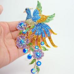 
                    
                        Colorful Bird Brooch
                    
                