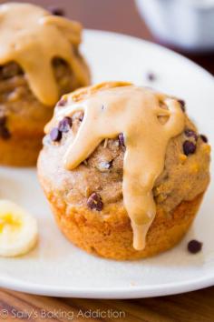 
                    
                        An easy recipe for skinny peanut butter banana muffins.
                    
                