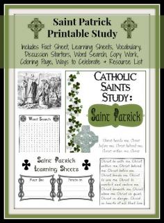 
                    
                        Ready to study Saint Patrick in your Catholic homeschool? Don't miss this printable unit study.
                    
                