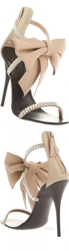 GIUSEPPE ZANOTTI DESIGN Embellished bow Sandal