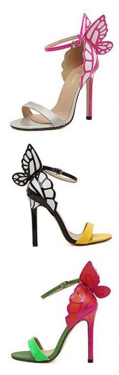
                    
                        Stiletto Heel Sandals with Butterfly ==
                    
                