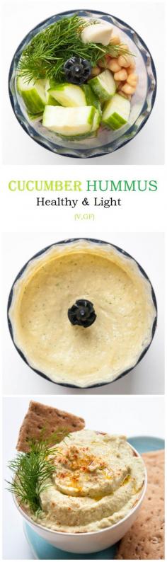 
                    
                        Cucumber Hummus Recipe with Dill | VeganFamilyRecipe... | #vegan #nogluten #dip #healthy #appetizer
                    
                