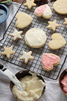 No Chill Sugar Cookies: Perfect cut-out sugar cookies maintain their shape and don’t require any chill time. Plus, use any flavor extract to flavor your cookies however you like!