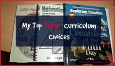 My top three curriculum picks PLUS a cash giveaway :)