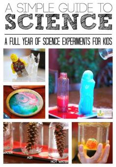 
                    
                        Simple Science Guide for a Year of Science Experiments for Kids ~ Fantastic links
                    
                