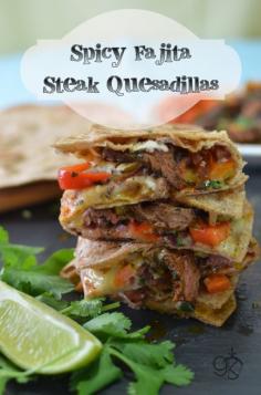 
                    
                        Spicy Fajita Steak Quesadilla | Giramuk's Kitchen
                    
                