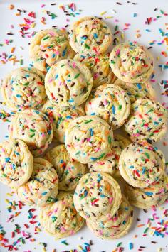 Sprinkled Birthday Cookies