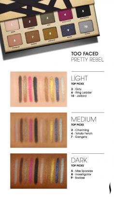 
                    
                        Too Faced Pretty Rebel Eyeshadow Palette #swatches #Sephora
                    
                