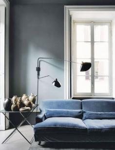 i want that comfy couch - where can I find this blue velvet sofa?