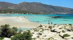 
                    
                        Elafonisi Beach in western Crete, crystal clear waters and undeveloped coastline
                    
                