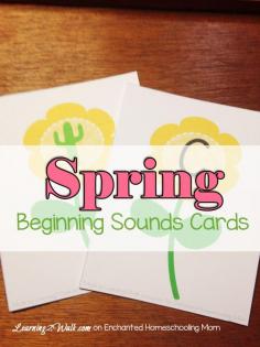 
                    
                        Spring is on its way- why not allow your preschooler to welcome the season with these free Spring Beginning Sounds Cards?
                    
                