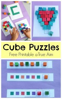 
                    
                        Free Alphabet, Pattern, and Shape Cube Puzzle Printables
                    
                