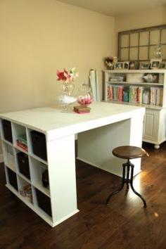 Craft table idea for my craft room