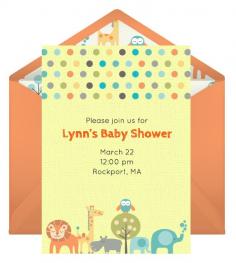 
                    
                        Free baby shower online invitations inspired by Boppy's whimsical prints!
                    
                