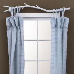 DIY Curtain Ideas | DIY: Tree Branch Curtain Rod