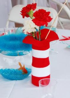 
                    
                        Super Cute DIY hat and the FISH. Love the touch it adds. Dr. Seuss
                    
                