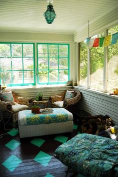 
                    
                        Pretty screened in porch.
                    
                