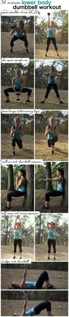 
                    
                        30 Minute Lower Body Dumbbell Tabata
                    
                