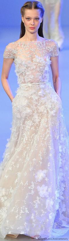 Elie Saab Haute Couture Wedding Gown - Spring 2014 Collection - (style)