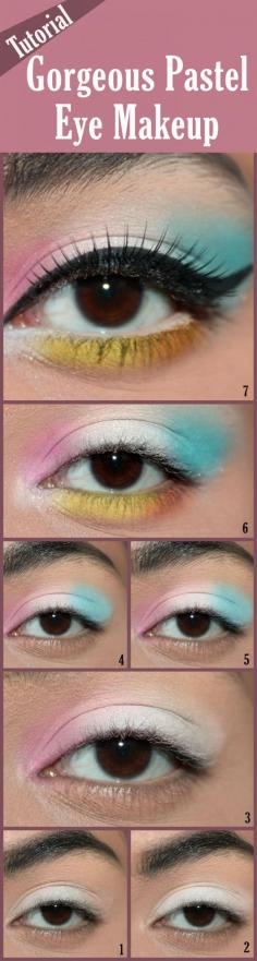
                    
                        Gorgeous Pastel Eye Makeup – Tutorial With Detailed Steps And Pictures
                    
                