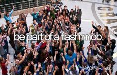 I can cross this one off my bucket list #flashmob