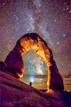 Milky Way Illumination At Delicate Arch, Utah | A1 Pictures #Astronomy #MilkyWay