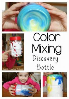 
                    
                        Still Playing School: Marble Color Mixing Discovery Bottle
                    
                