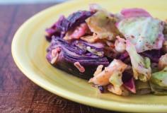 
                    
                        Mediterranean Cabbage Salad with lemon and mint - 57 calories, 2 PointsPlus, paleo, gluten-free, low carb
                    
                