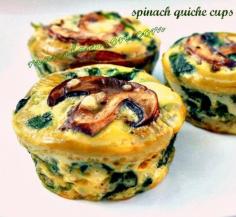 
                    
                        For a hearty, delicious and healthy breakfast, brunch or lunch I highly recommend these Spinach Quiche Cups. GLUTEN-FREE and LOW-CARB, too! #spinach #quiche #cups
                    
                