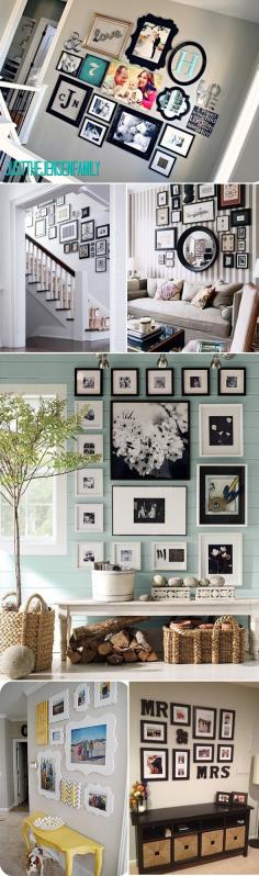 I want a picture wall in living room