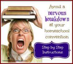
                    
                        A MUST read! Home school conventions tips that will help you from going insane!
                    
                