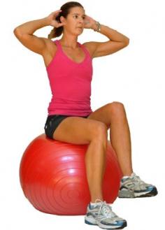 
                    
                        Beginner Exercise Ball Workout for Balance, Stability and Strength
                    
                