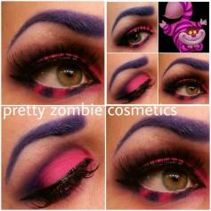 Cheshire Cat eye makeup