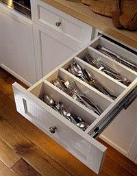 these silverware drawers dividers make so much more sense,and looks infinitely better than those plastic dividers :)