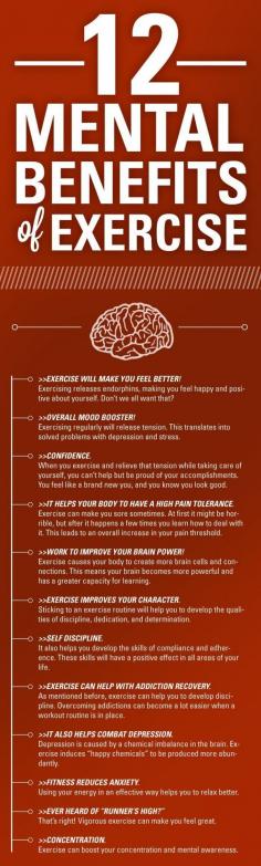
                    
                        Mental Benefits of Exercise Infographic. we need exercise on our journey to weight loss.
                    
                