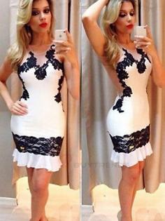 
                    
                        Modern Embroidery Perspective Splicing Sexy Dress White #dress #fashion
                    
                