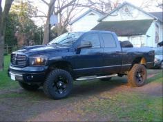 
                    
                        black lifted dodge ram truck
                    
                