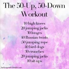 
                    
                        Awesome Work out exercises : Feisty '50' at home workout. No equipment needed via Blonde Ponytail.
                    
                